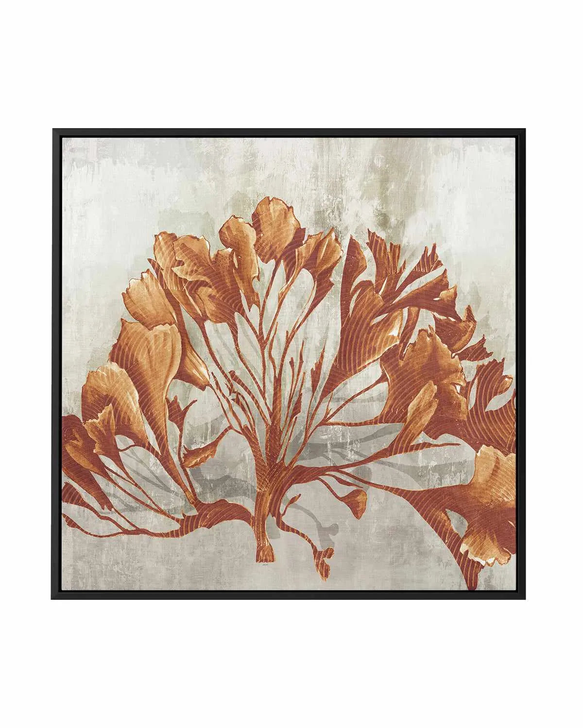 Rustic Coral II | Framed Canvas Art Print from Olive et Oriel where you can shop wallpaper and artworks online