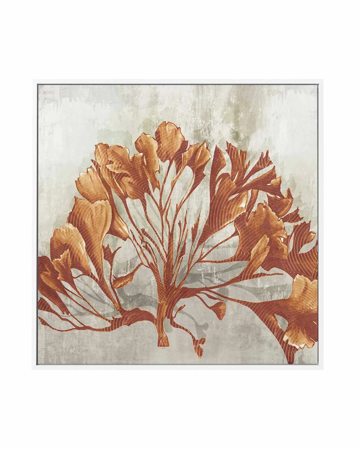 Rustic Coral II | Framed Canvas Art Print from Olive et Oriel where you can shop wallpaper and artworks online
