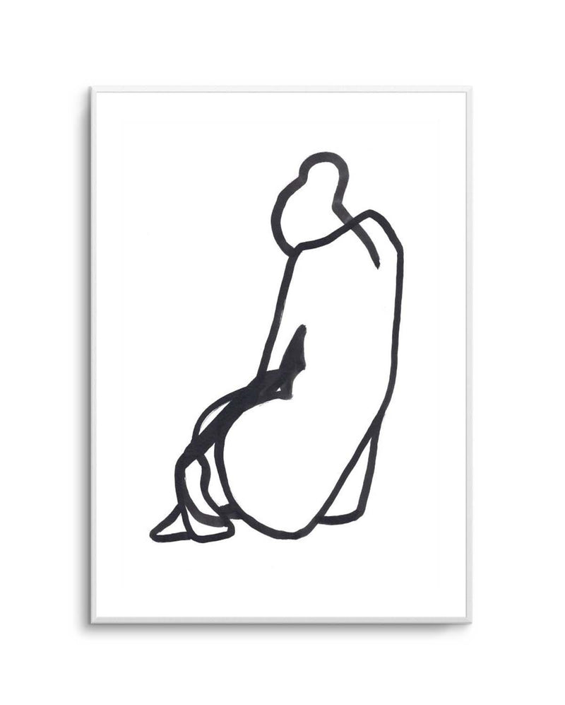 SITTING WOMAN V By Jorgen Hansson | Art Print