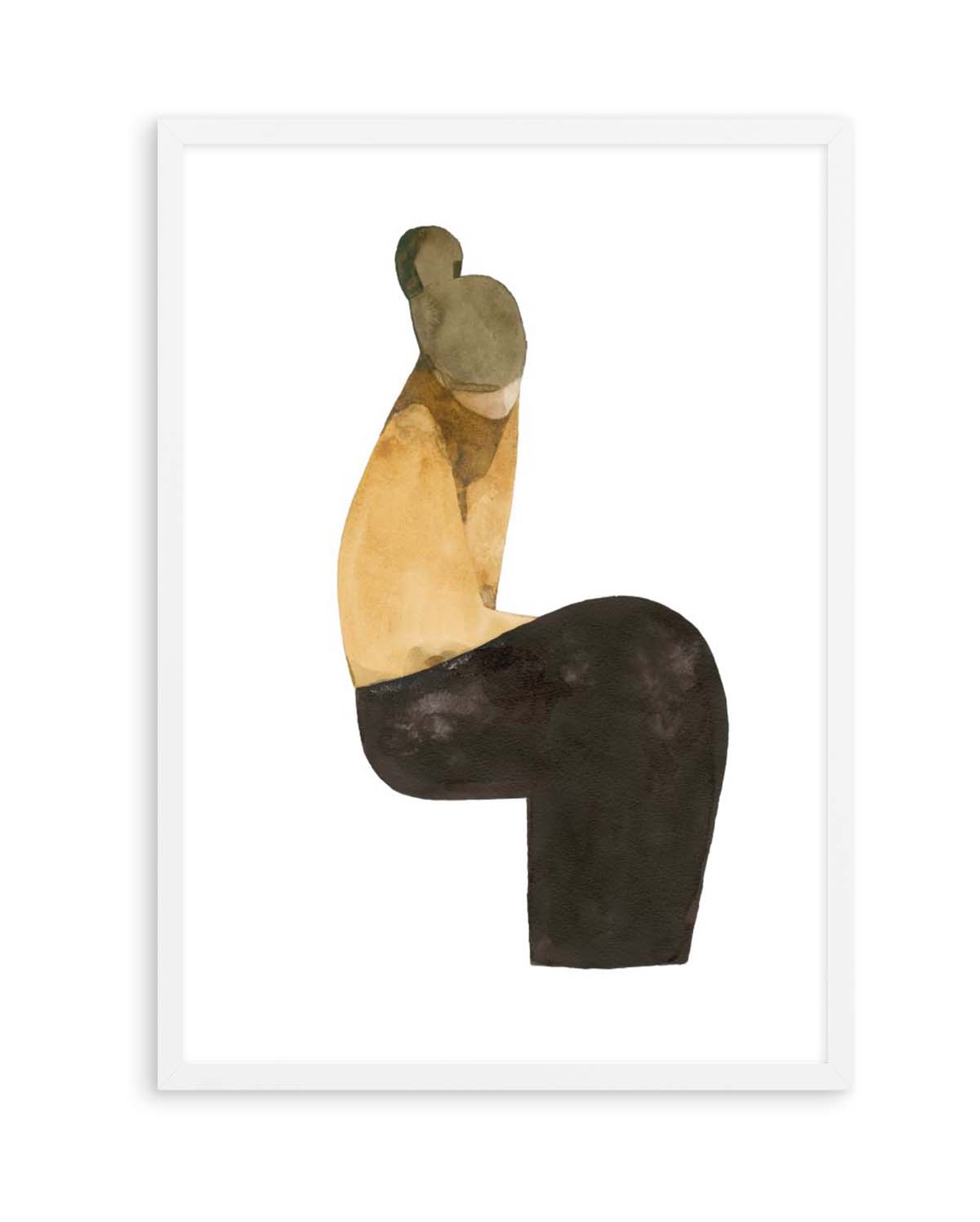 SITTING WOMAN XV By Jorgen Hansson | Art Print