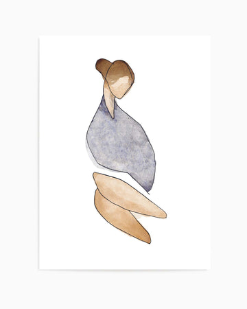 SITTING WOMAN Xl By Jorgen Hansson | Art Print from Olive et Oriel where you can shop wallpaper and artworks online