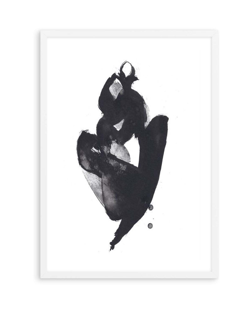 SITTING WOMAN lll By Jorgen Hansson | Art Print