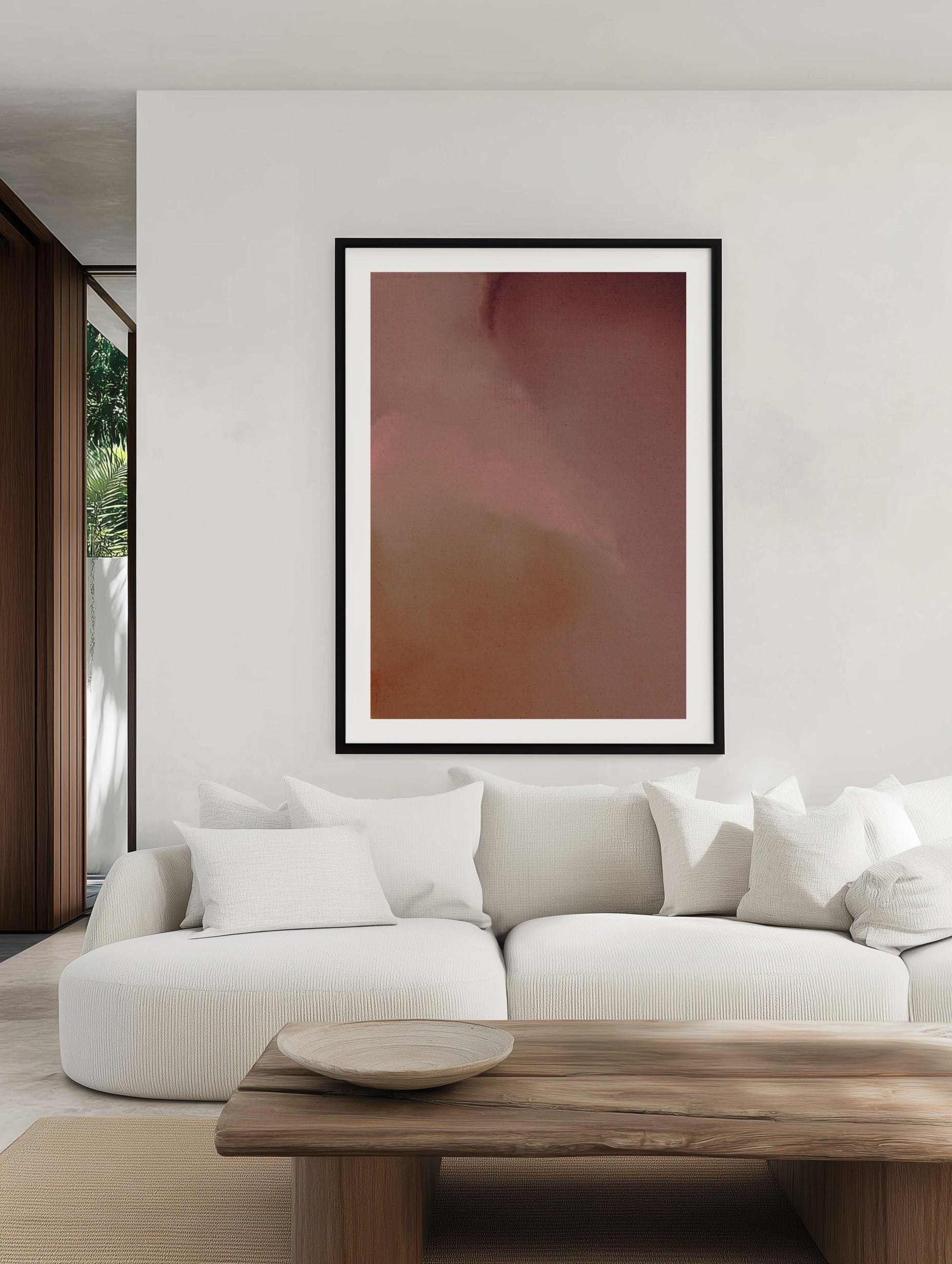 Soft Layers Abstract 2 by Shatha Al Dafai | Art Print