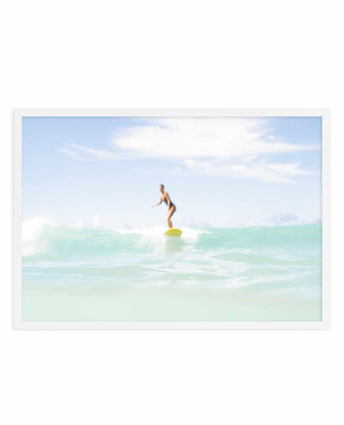 Soliel Surfer Girl, Waikiki Beach by Michael Geercke | Art Print from Olive et Oriel where you can shop wallpaper and artworks online
