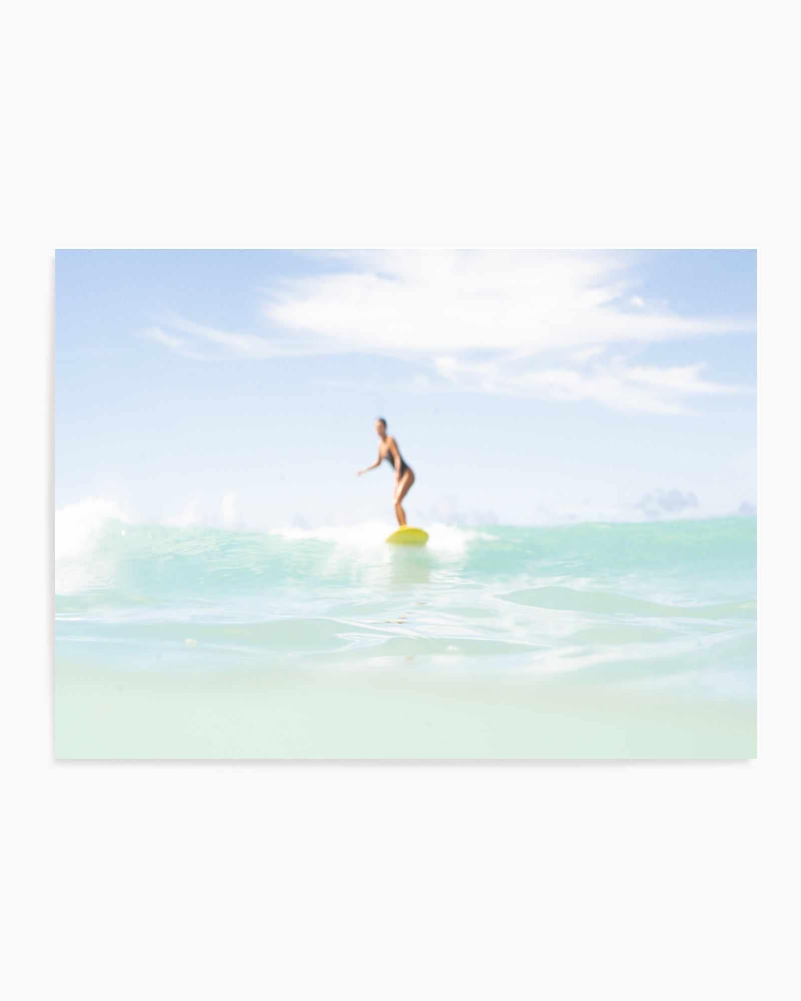Soliel Surfer Girl, Waikiki Beach by Michael Geercke | Art Print from Olive et Oriel where you can shop wallpaper and artworks online