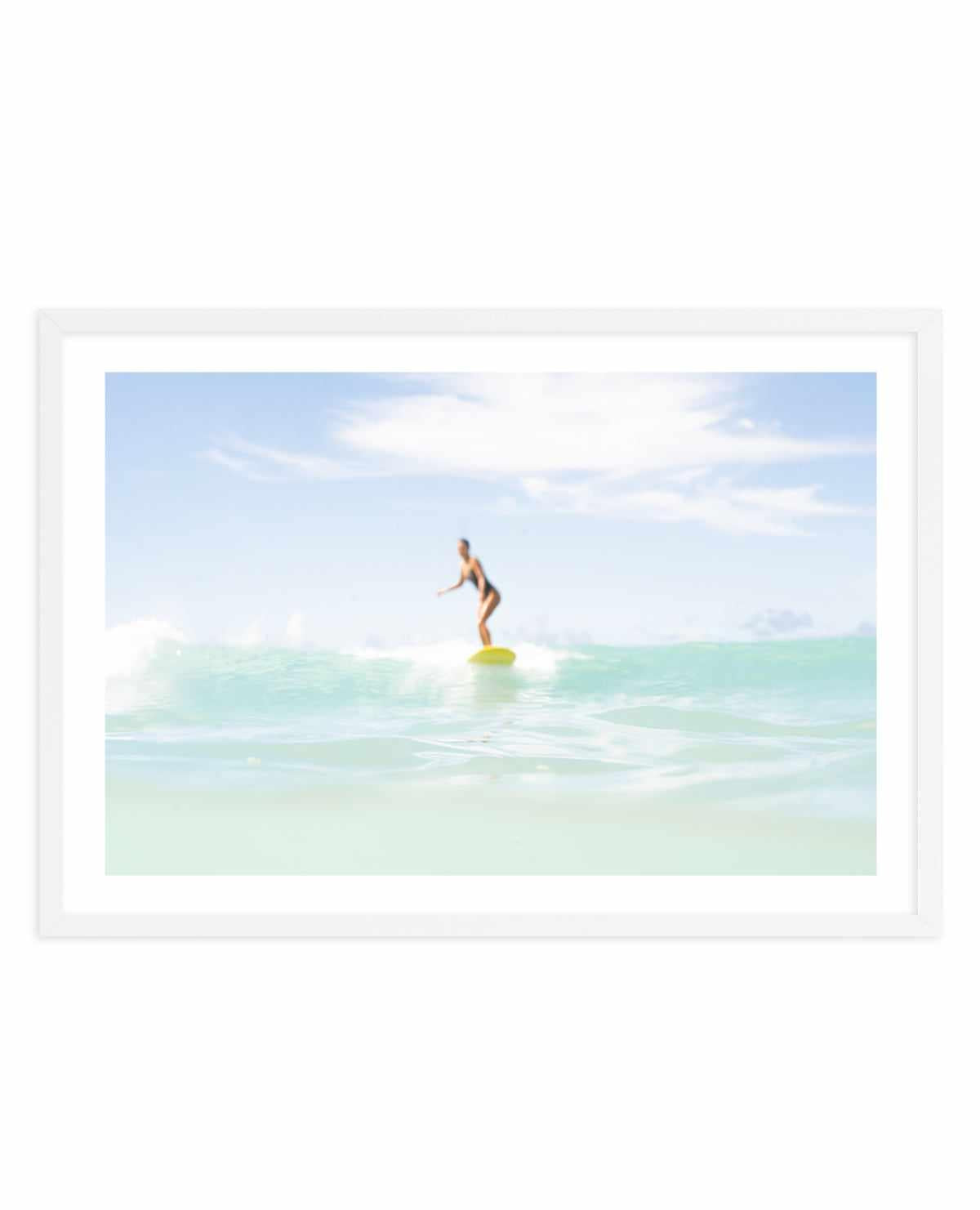 Soliel Surfer Girl, Waikiki Beach by Michael Geercke | Art Print from Olive et Oriel where you can shop wallpaper and artworks online