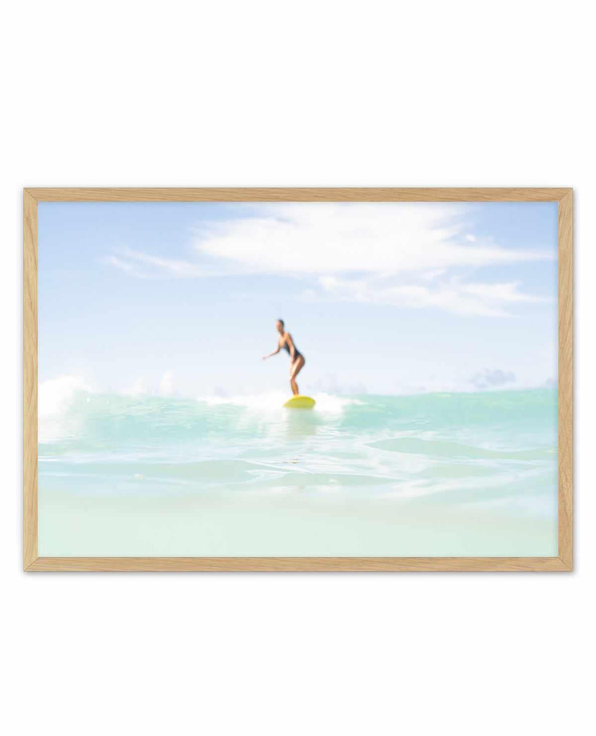 Soliel Surfer Girl, Waikiki Beach by Michael Geercke | Art Print from Olive et Oriel where you can shop wallpaper and artworks online