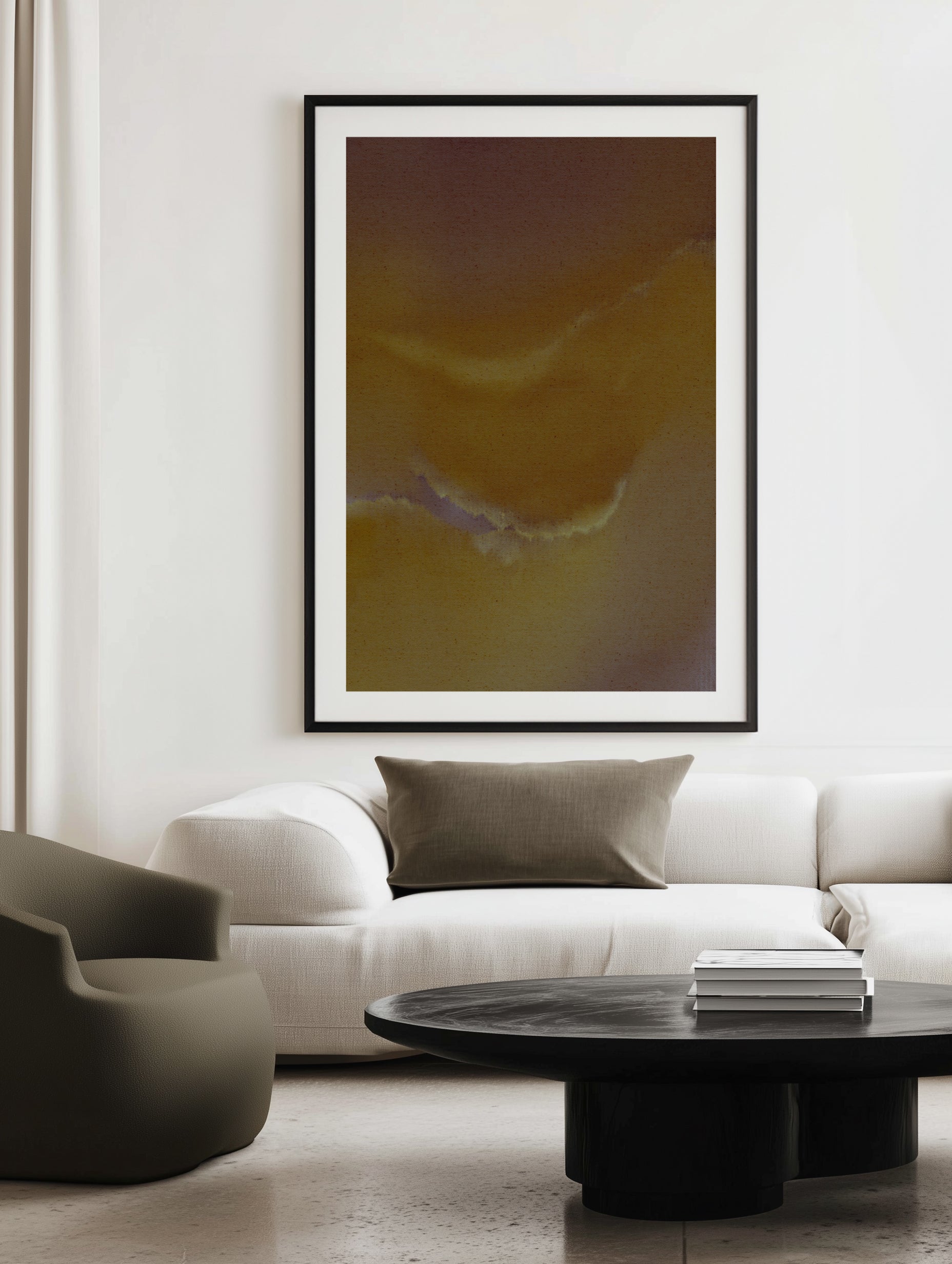 Soft Layers Abstract 3 by Shatha Al Dafai | Art Print