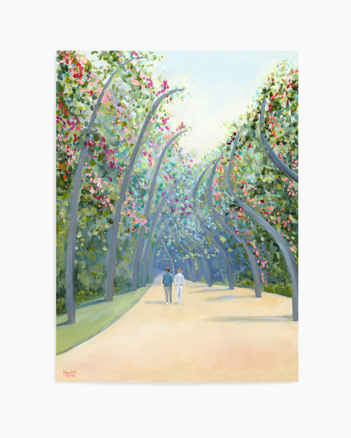 South Bank Arbour Walk by Meredith Howse | Art Print