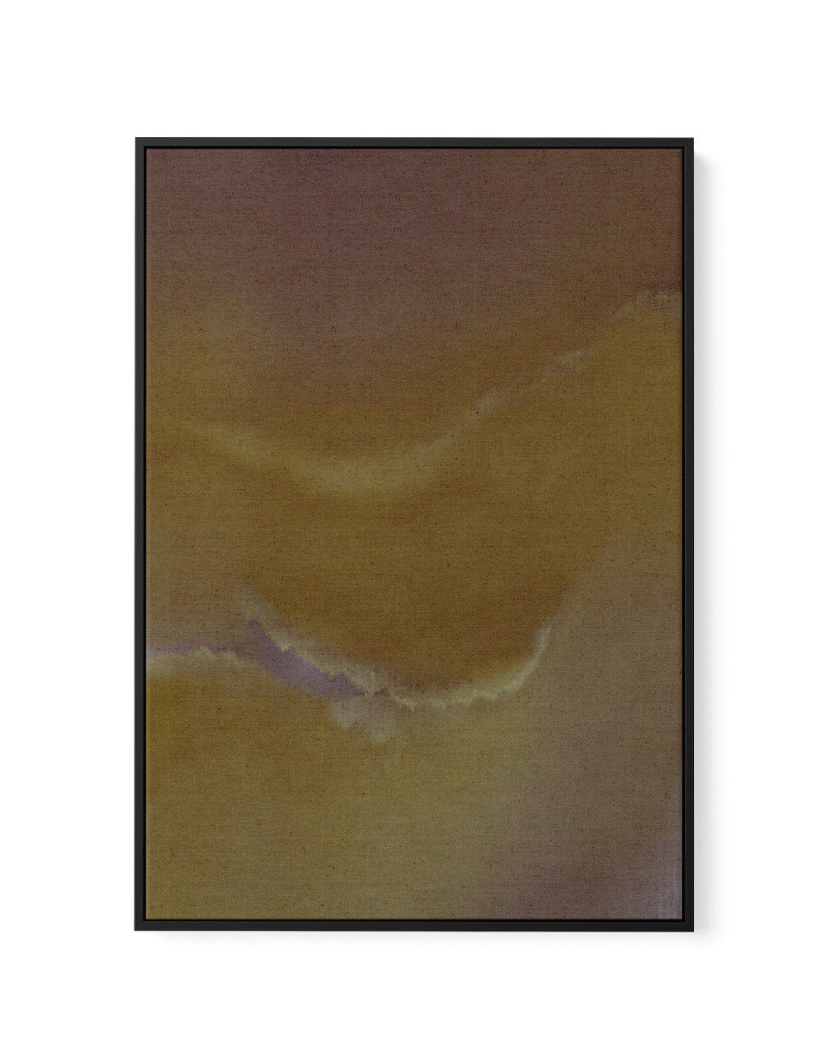 Soft Layers Abstract 3 by Shatha Al Dafai | Framed Canvas Art Print