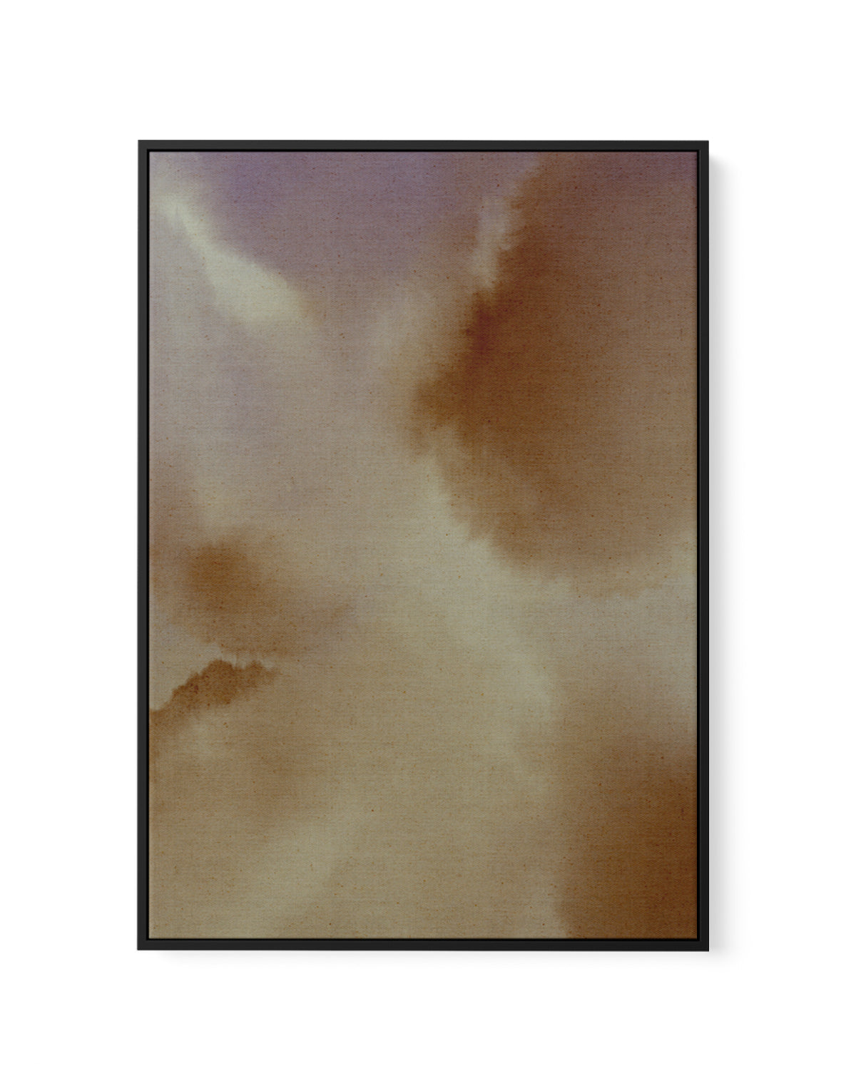 Soft Layers Abstract 1 by Shatha Al Dafai | Framed Canvas Art Print