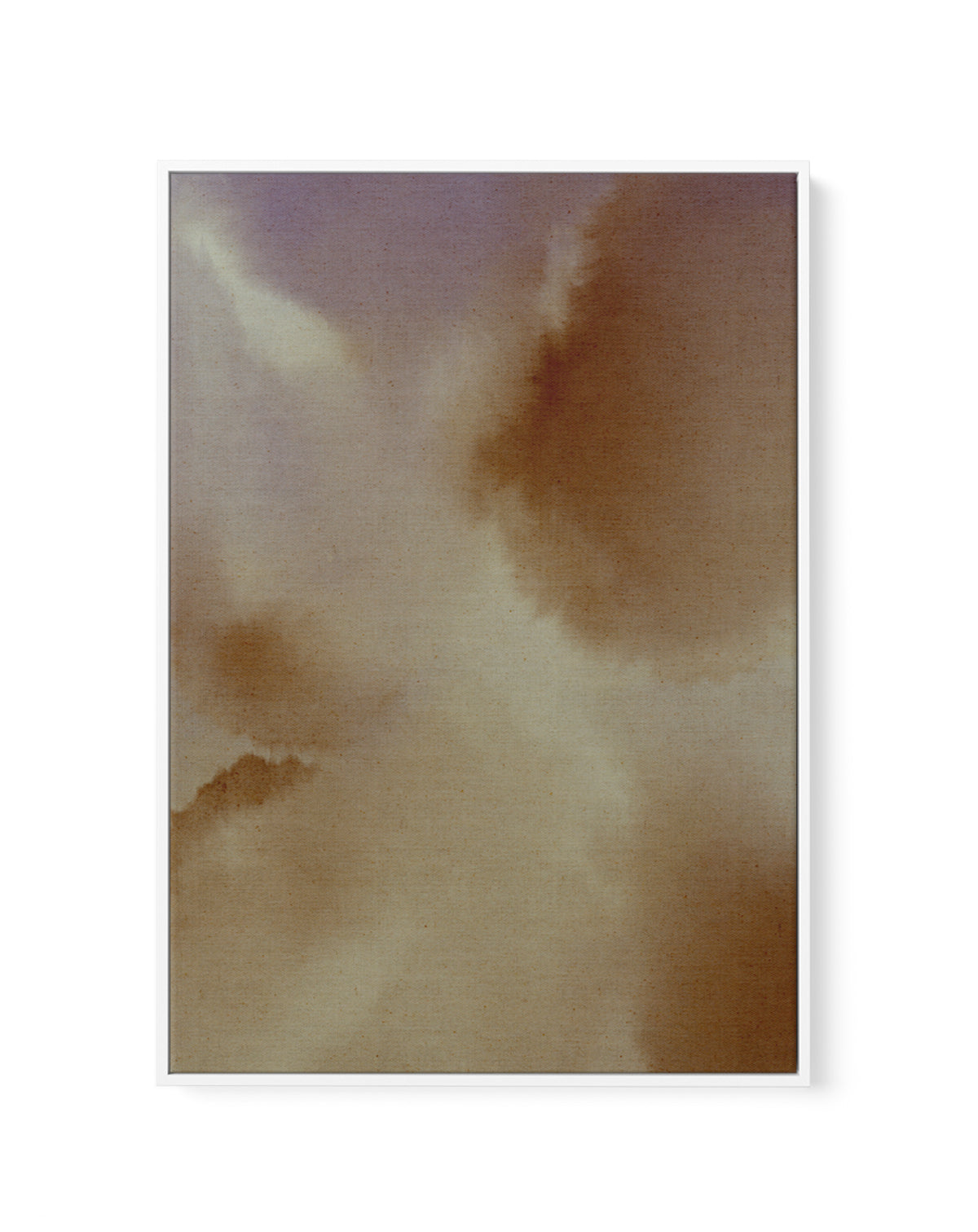 Soft Layers Abstract 1 by Shatha Al Dafai | Framed Canvas Art Print