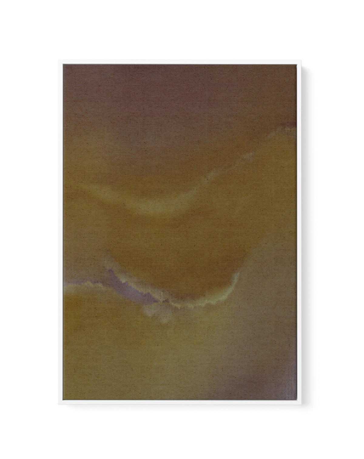 Soft Layers Abstract 3 by Shatha Al Dafai | Framed Canvas Art Print