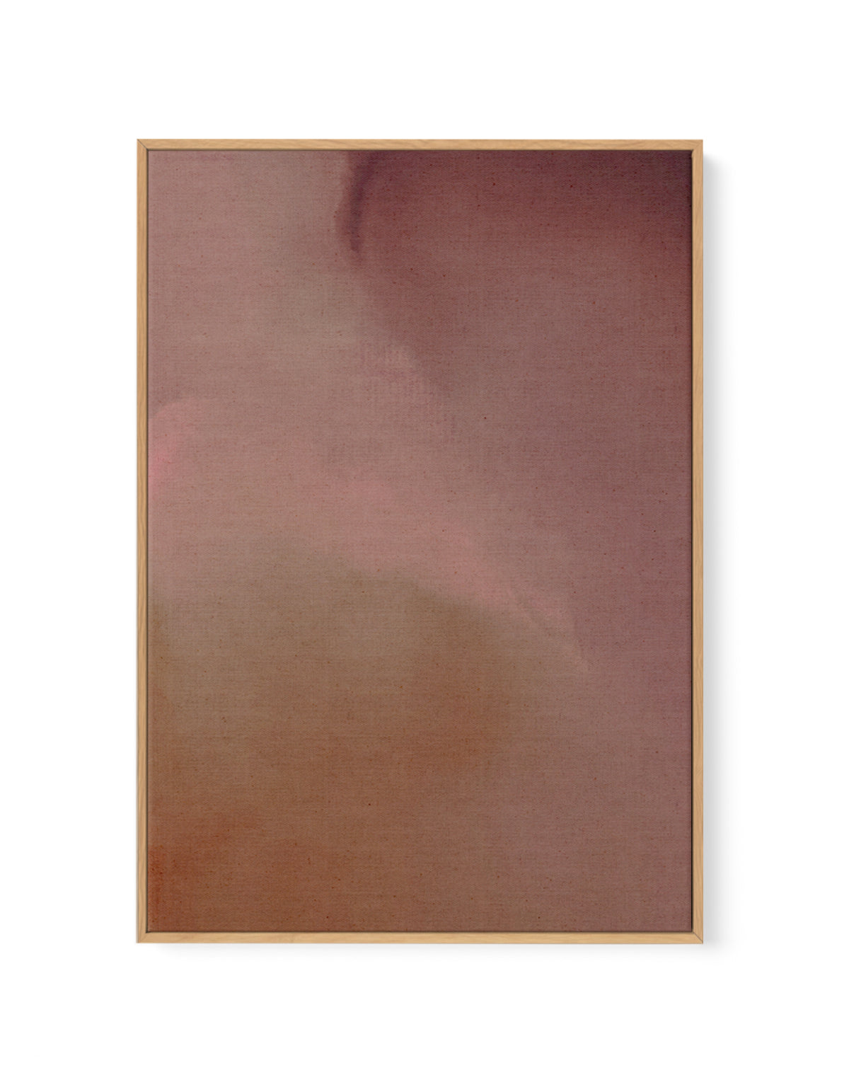 Soft Layers Abstract 2 by Shatha Al Dafai | Framed Canvas Art Print