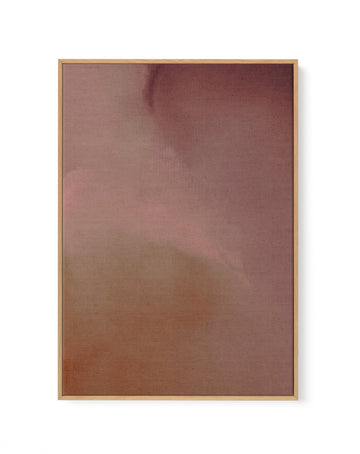Soft Layers Abstract 2 by Shatha Al Dafai | Framed Canvas Art Print