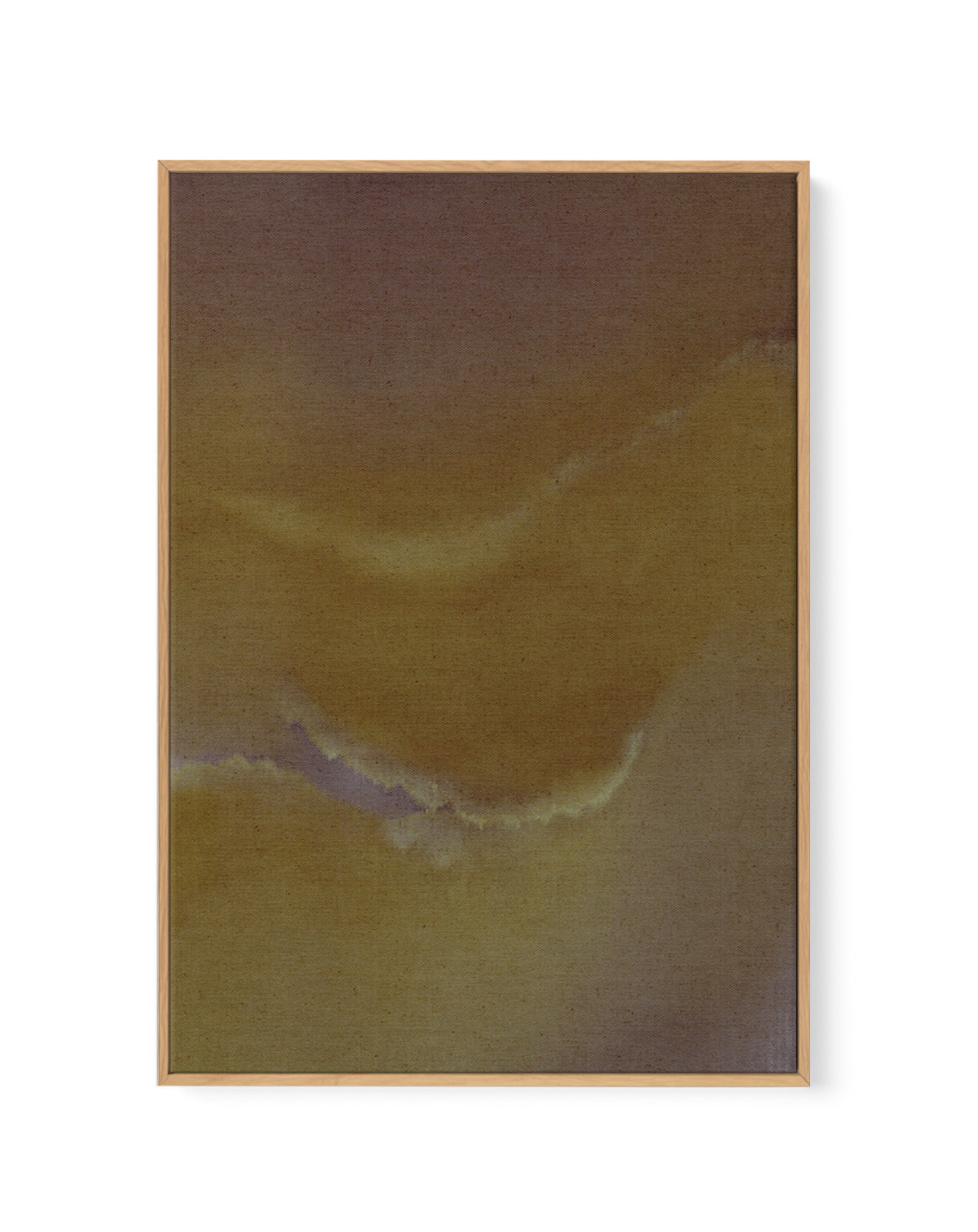 Soft Layers Abstract 3 by Shatha Al Dafai | Framed Canvas Art Print