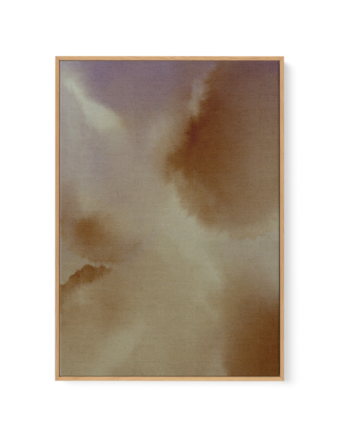 Soft Layers Abstract 1 by Shatha Al Dafai | Framed Canvas Art Print