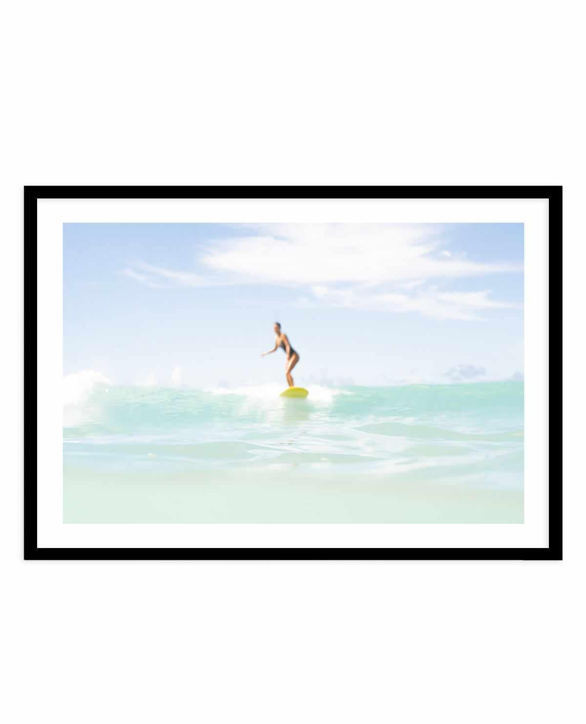 Soliel Surfer Girl, Waikiki Beach by Michael Geercke | Art Print from Olive et Oriel where you can shop wallpaper and artworks online