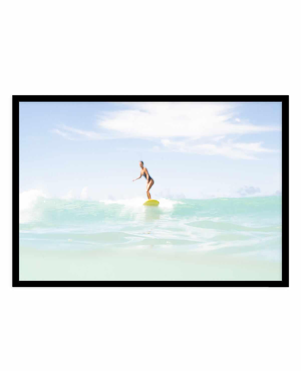 Soliel Surfer Girl, Waikiki Beach by Michael Geercke | Art Print from Olive et Oriel where you can shop wallpaper and artworks online
