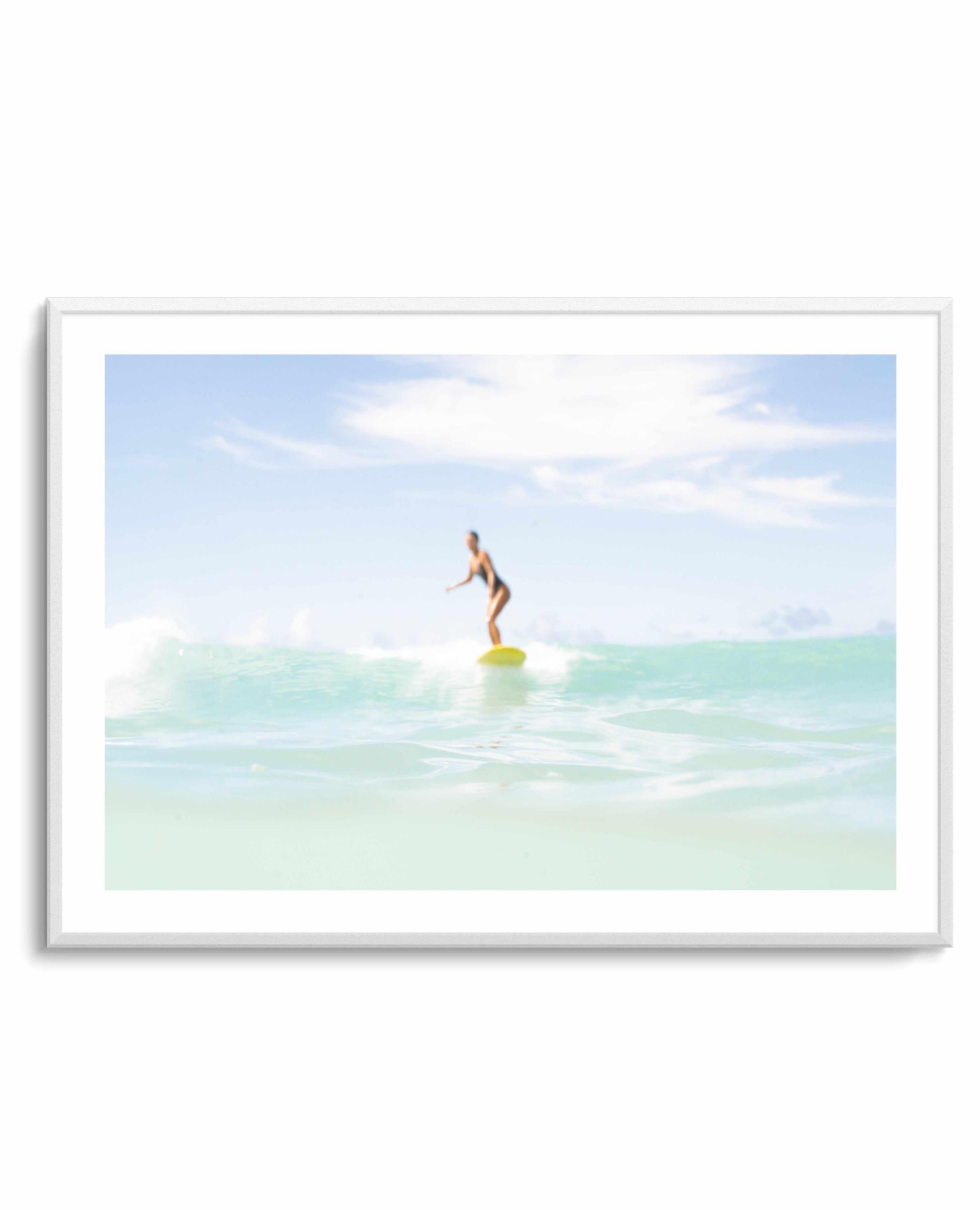 Soliel Surfer Girl, Waikiki Beach by Michael Geercke | Art Print from Olive et Oriel where you can shop wallpaper and artworks online