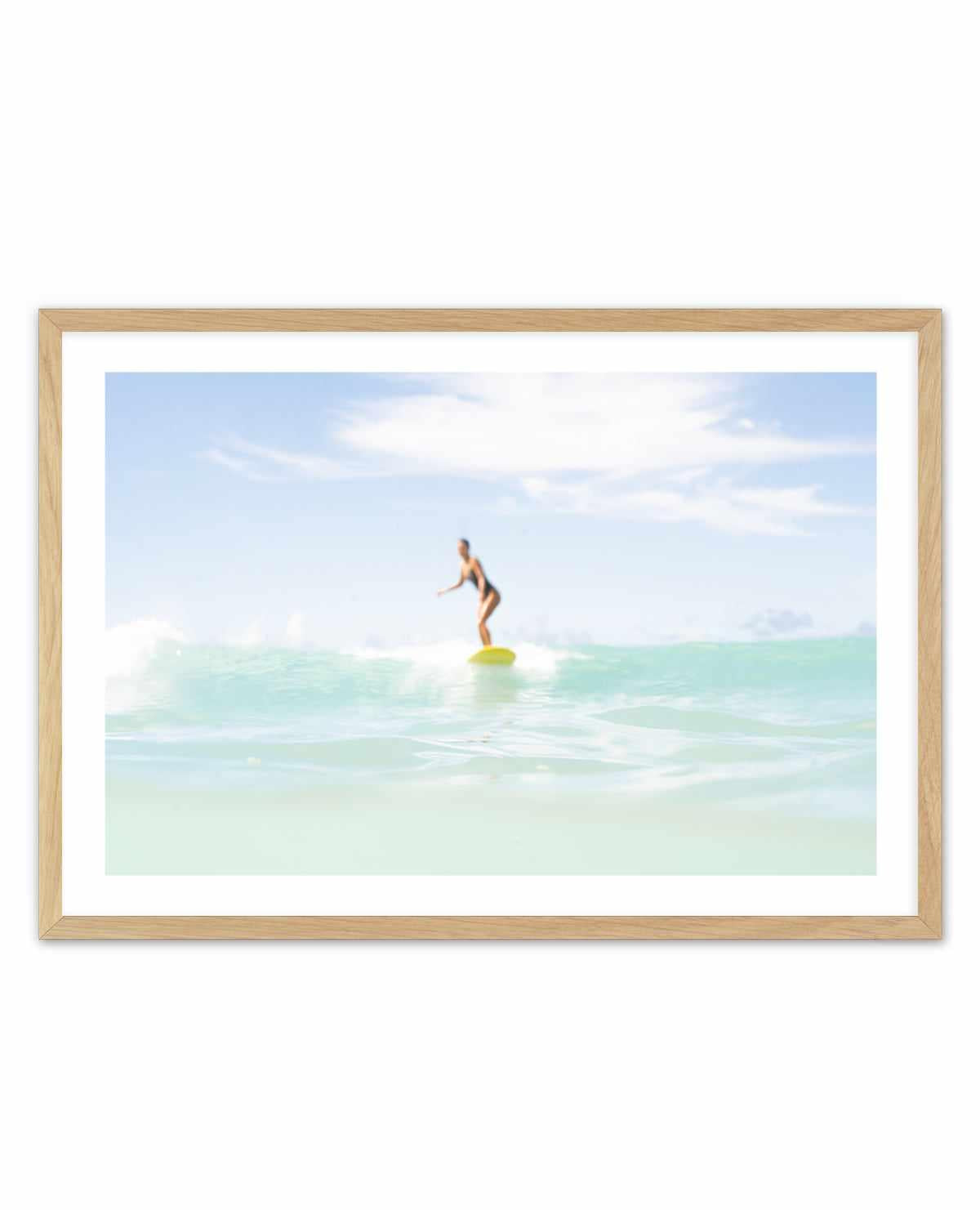 Soliel Surfer Girl, Waikiki Beach by Michael Geercke | Art Print from Olive et Oriel where you can shop wallpaper and artworks online