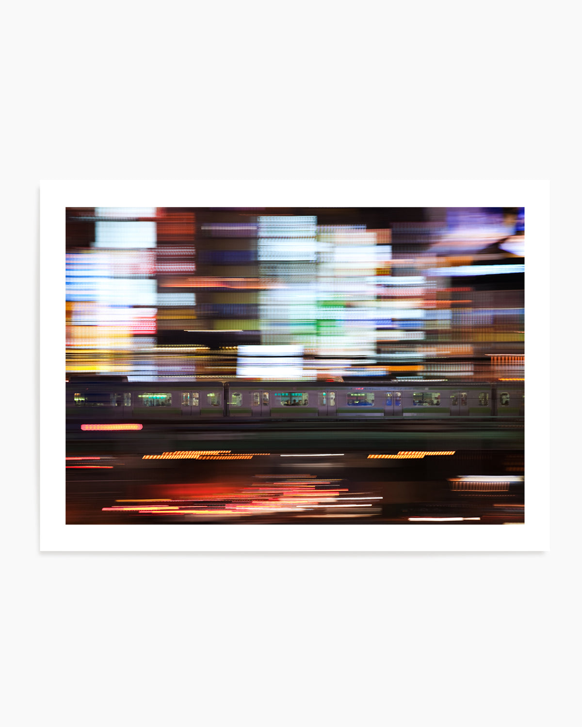 Speeding City Lights by Shigehiro Ono | Art Print