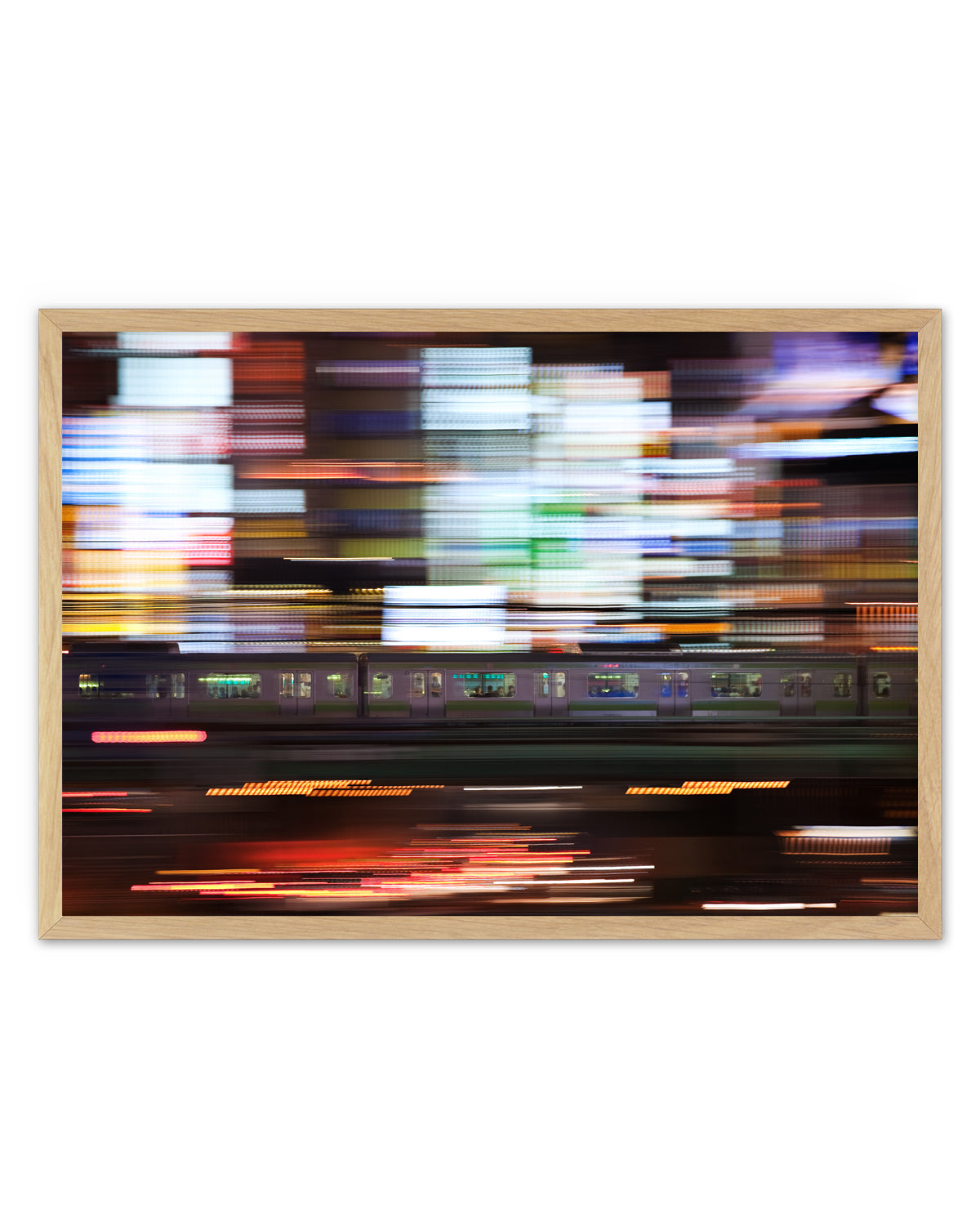 Speeding City Lights by Shigehiro Ono | Art Print