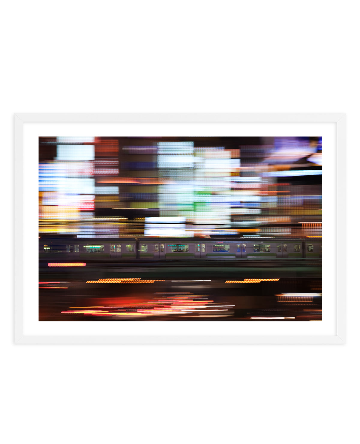 Speeding City Lights by Shigehiro Ono | Art Print