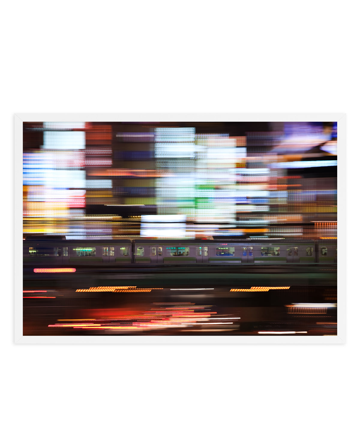 Speeding City Lights by Shigehiro Ono | Art Print