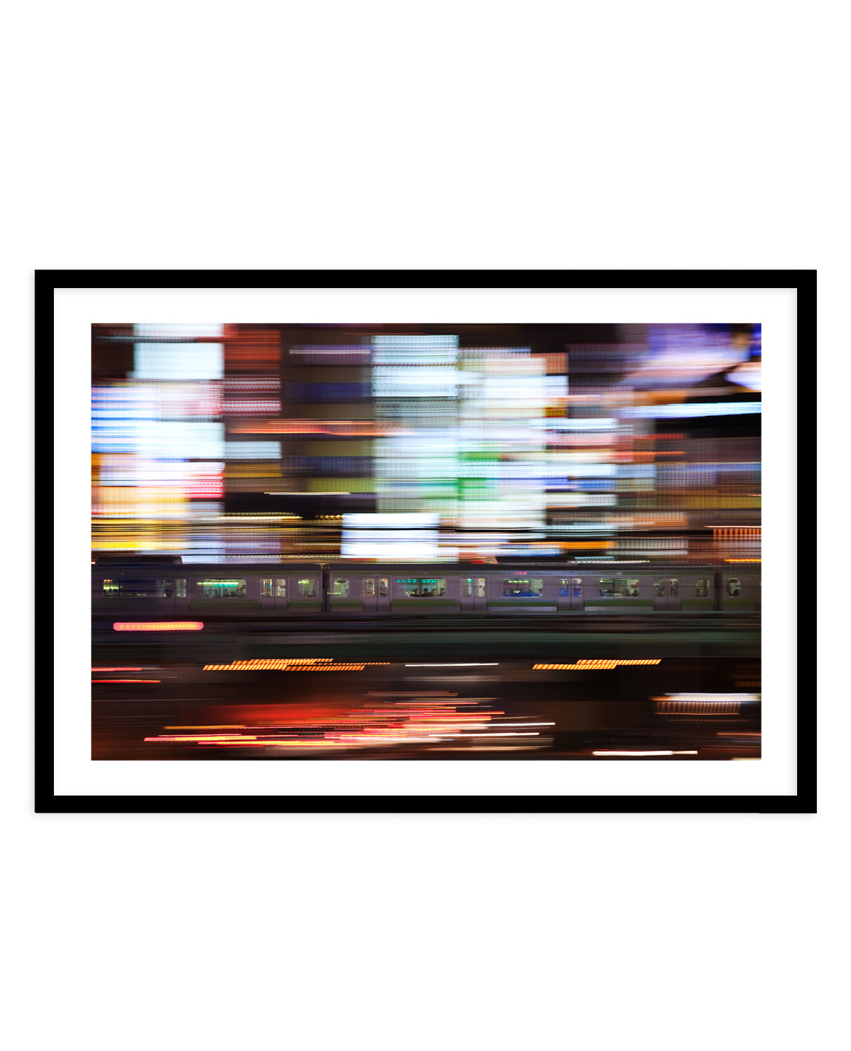 Speeding City Lights by Shigehiro Ono | Art Print