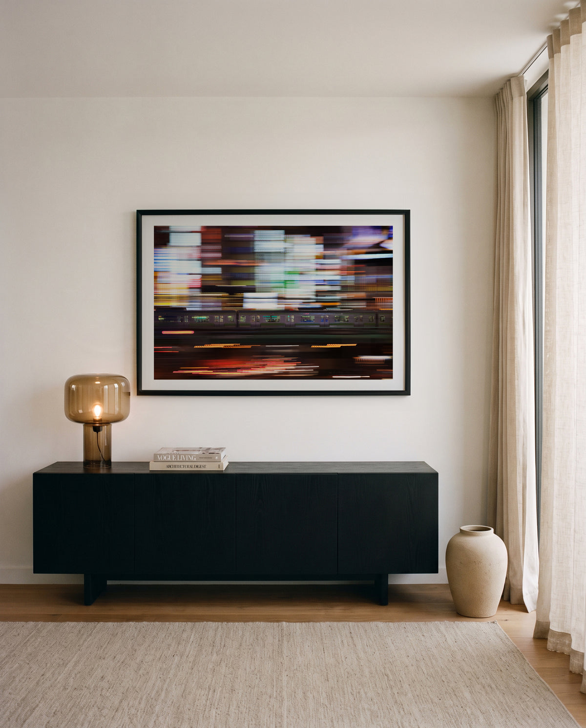 Speeding City Lights by Shigehiro Ono | Art Print