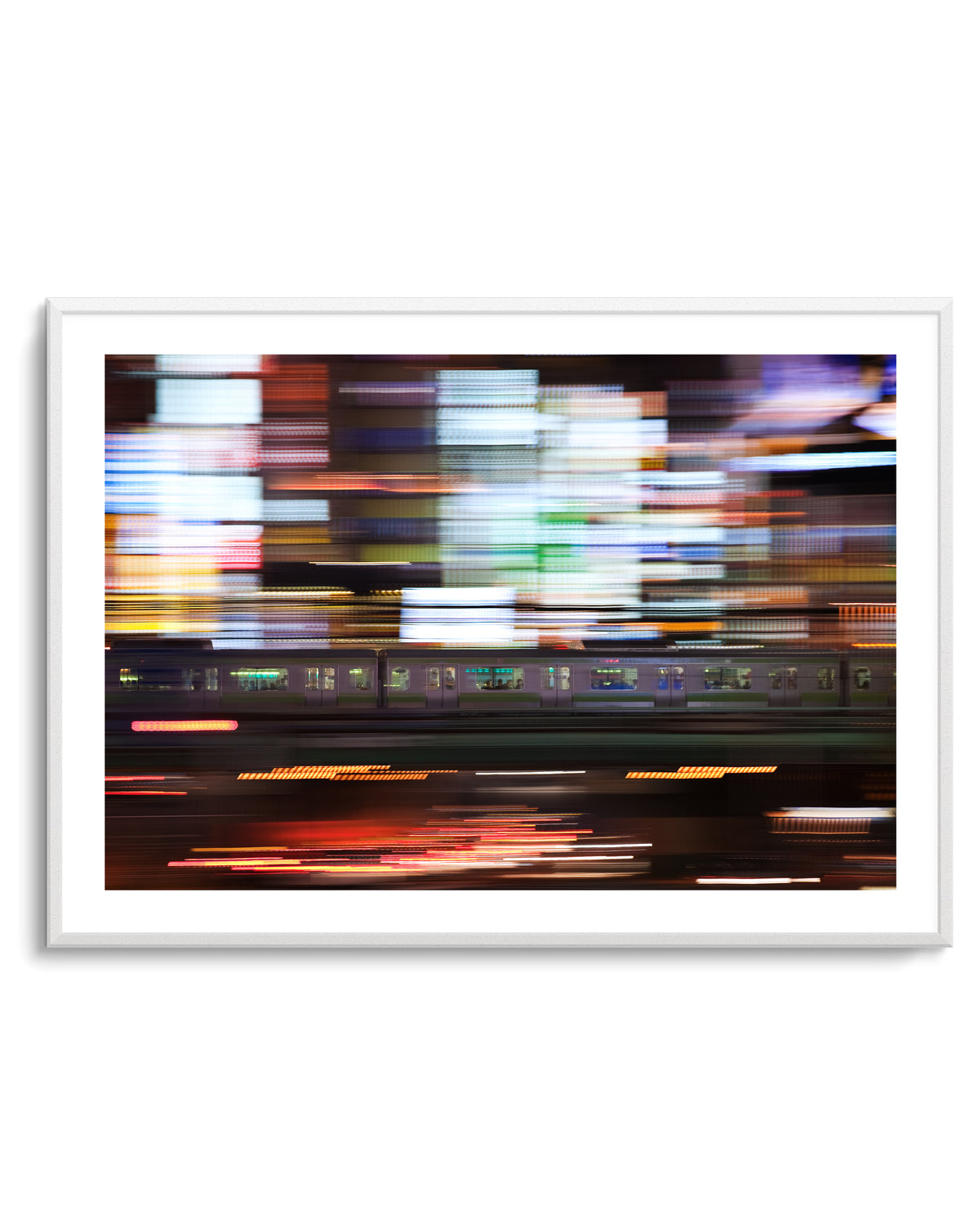Speeding City Lights by Shigehiro Ono | Art Print