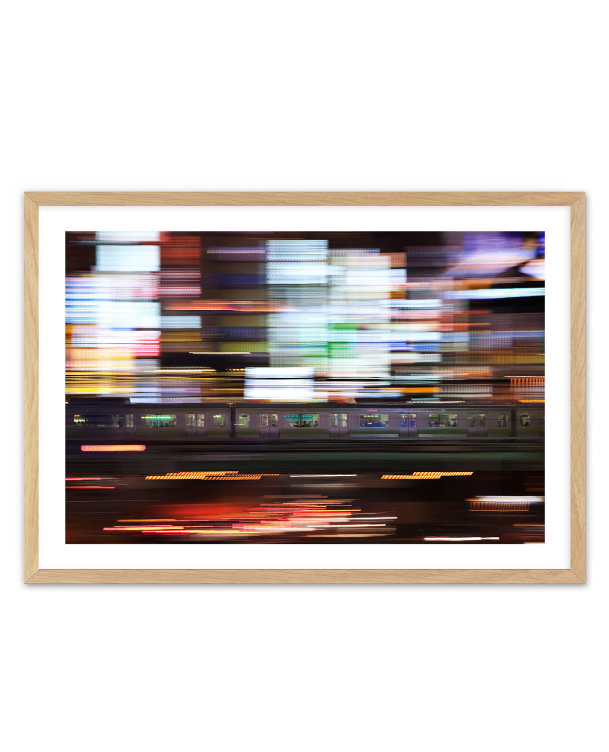 Speeding City Lights by Shigehiro Ono | Art Print