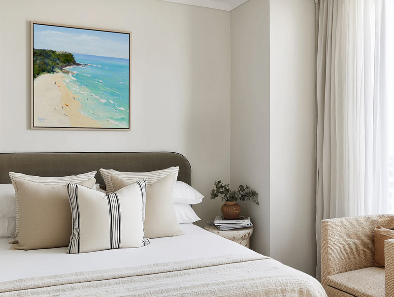 Spring Between The Flags by Meredith Howse | Framed Canvas Art Print