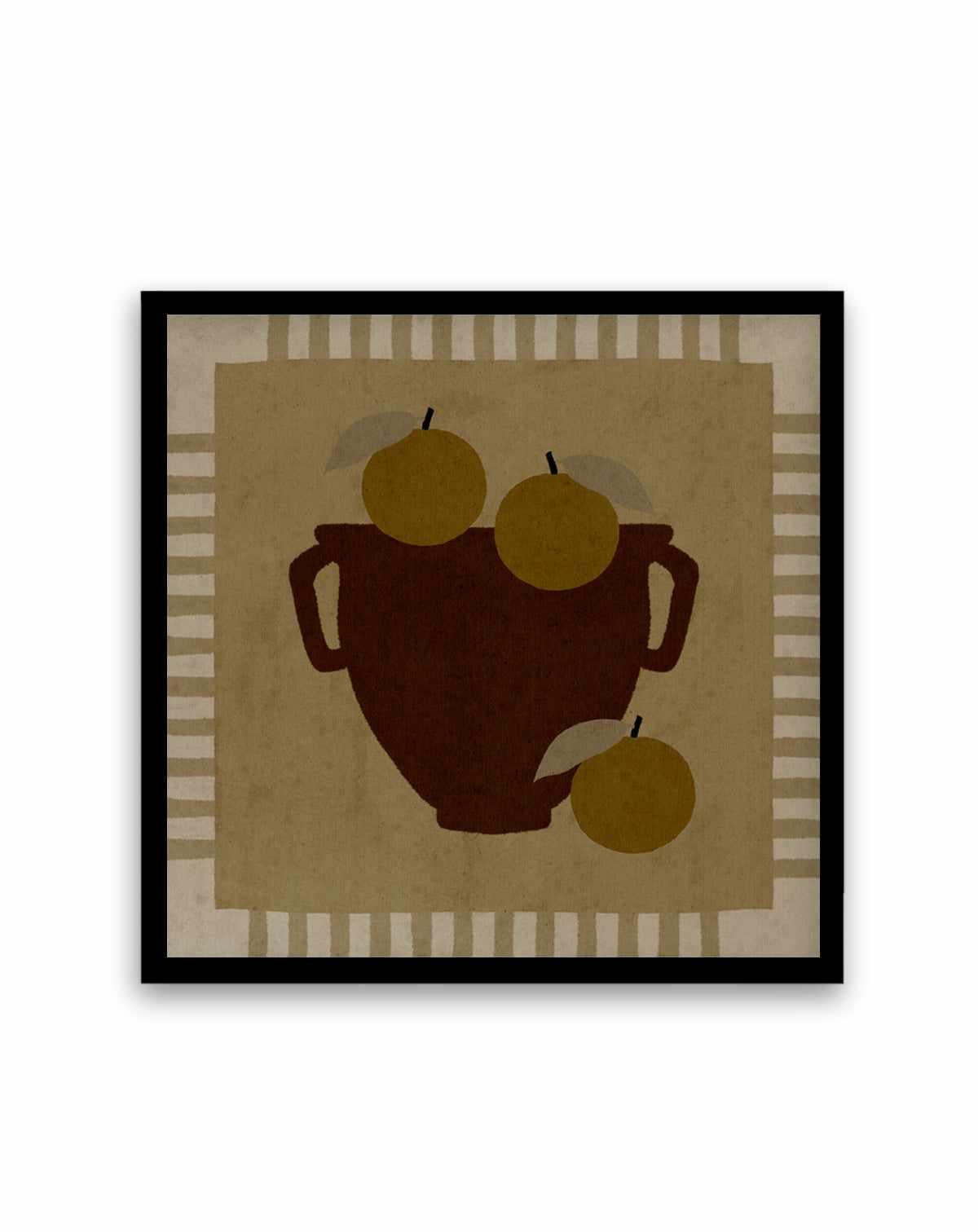 Still Life With Vase And Oranges III by Shatha Al Dafai | Art Print from Olive et Oriel where you can shop wallpaper and artworks online
