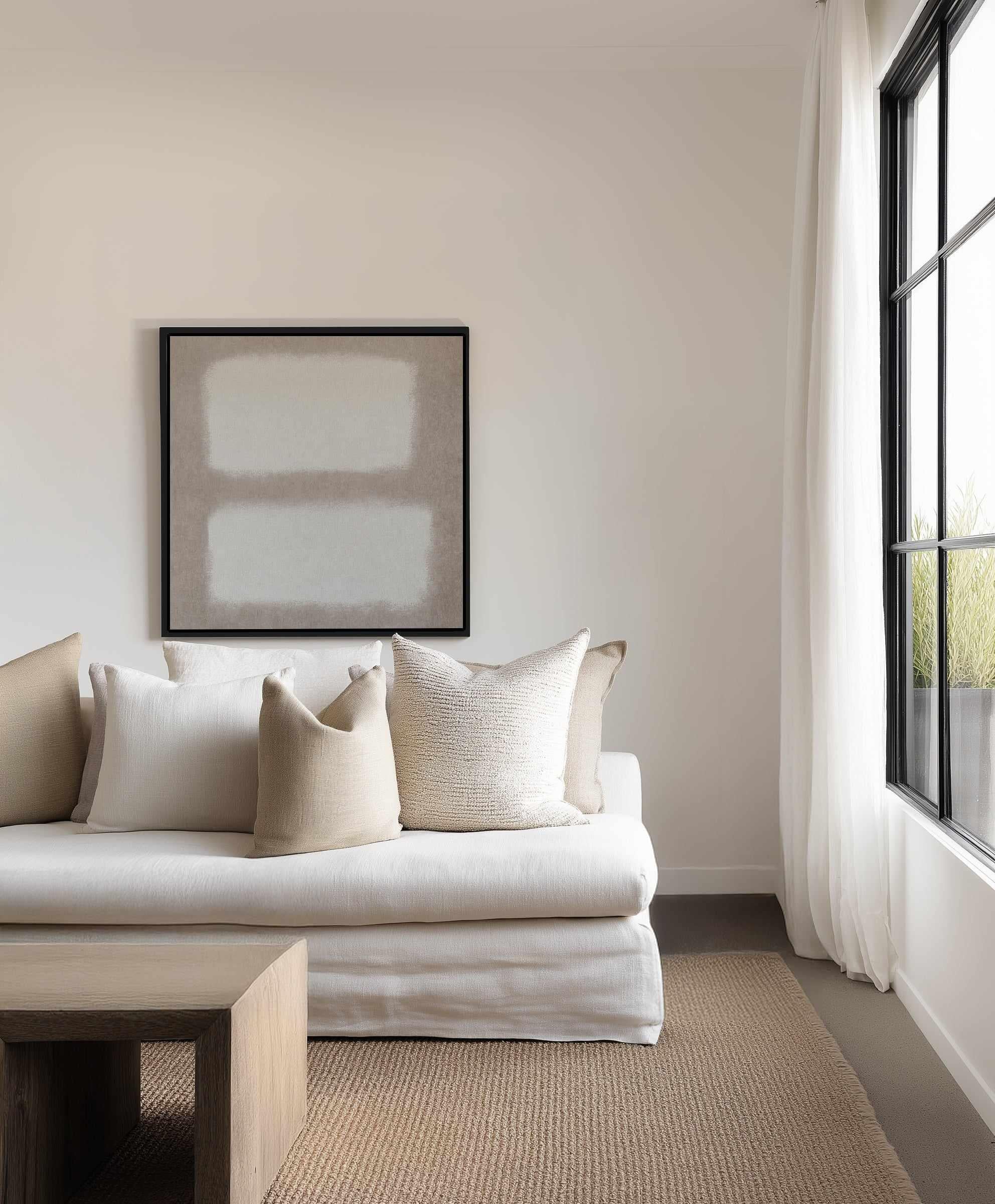 STILLNESS I by Alma | Framed Canvas Art Print from Olive et Oriel where you can shop wallpaper and artworks online