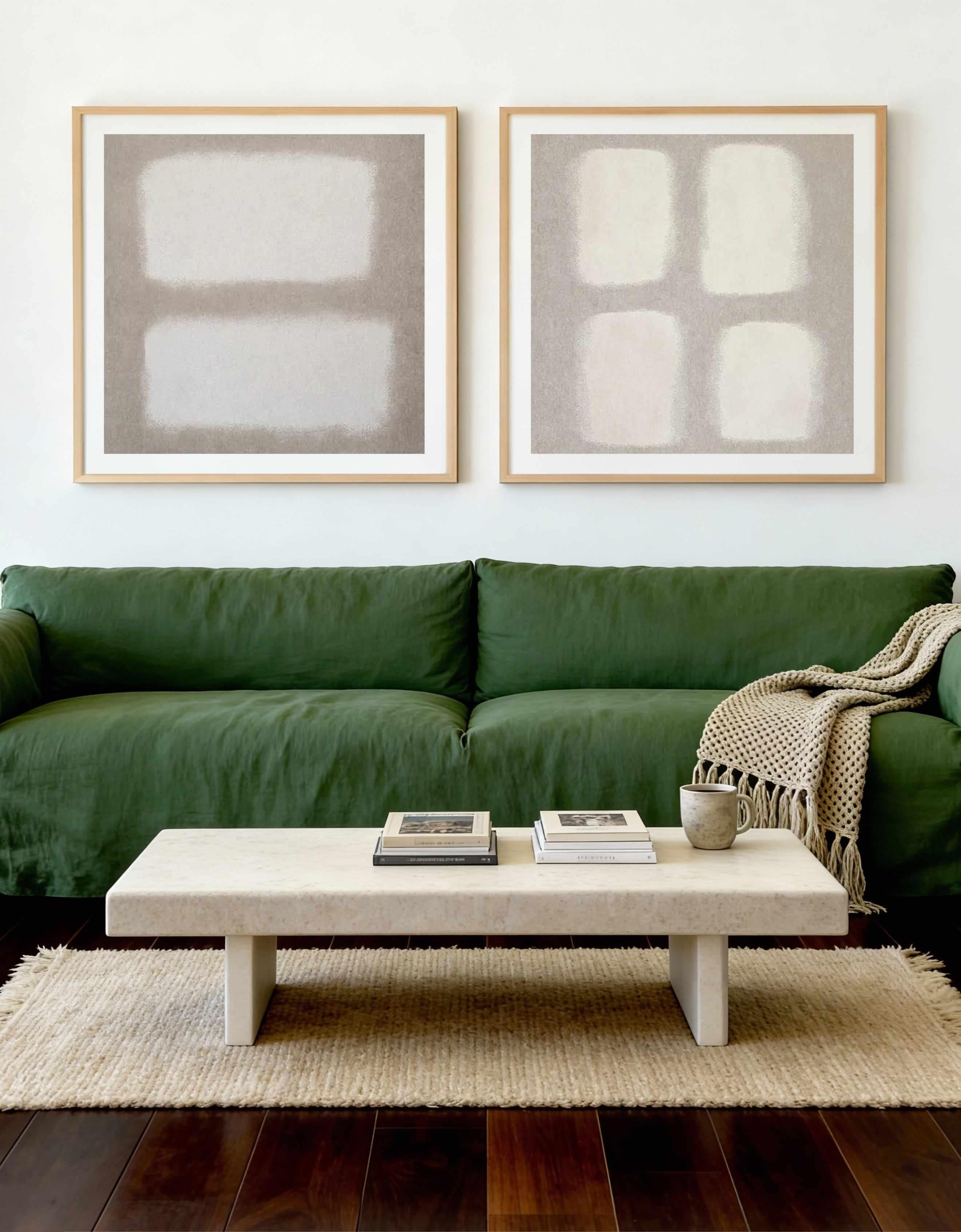 STILLNESS I & II Art Print Set of 2 | Matching Wall Art from Olive et Oriel where you can shop wallpaper and artworks online