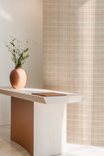 Vaucluse in Terracotta Commercial Vinyl Wallcovering