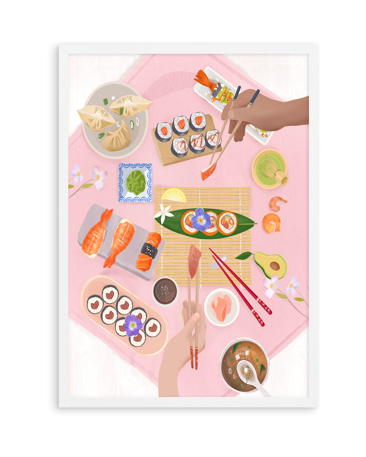 Sushi Brunch by Petra Lizde | Art Print