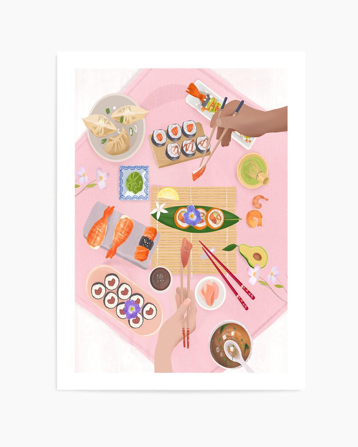 Sushi Brunch by Petra Lizde | Art Print