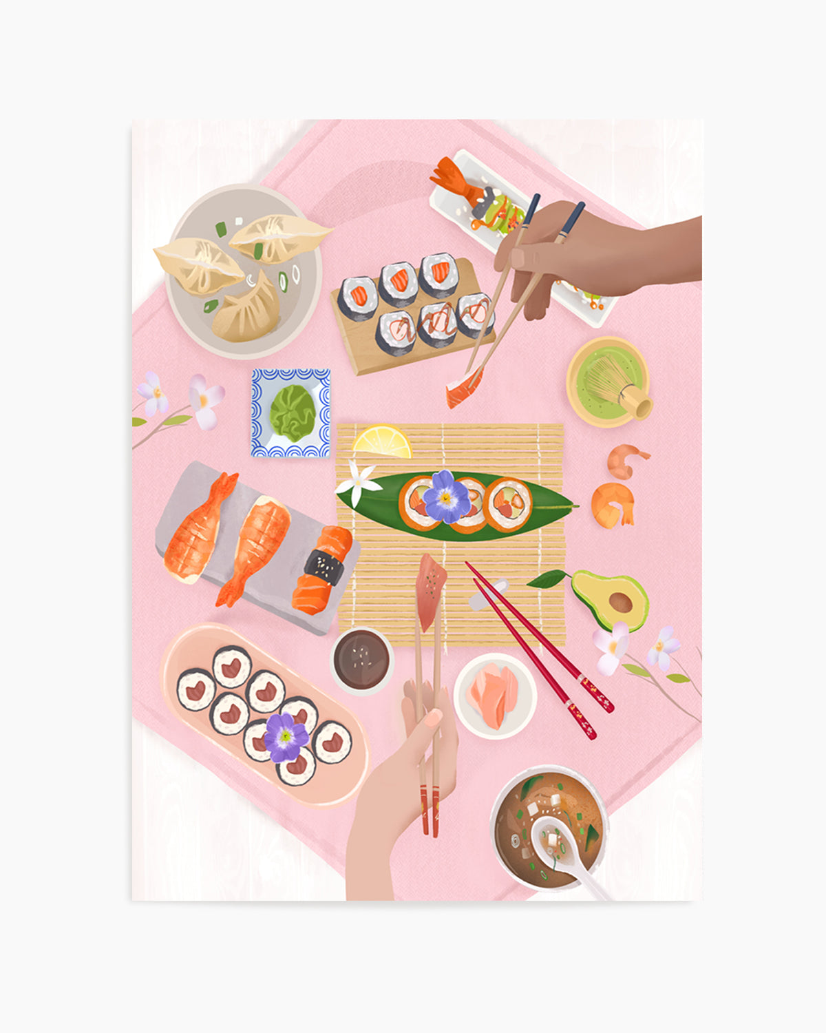 Sushi Brunch by Petra Lizde | Art Print