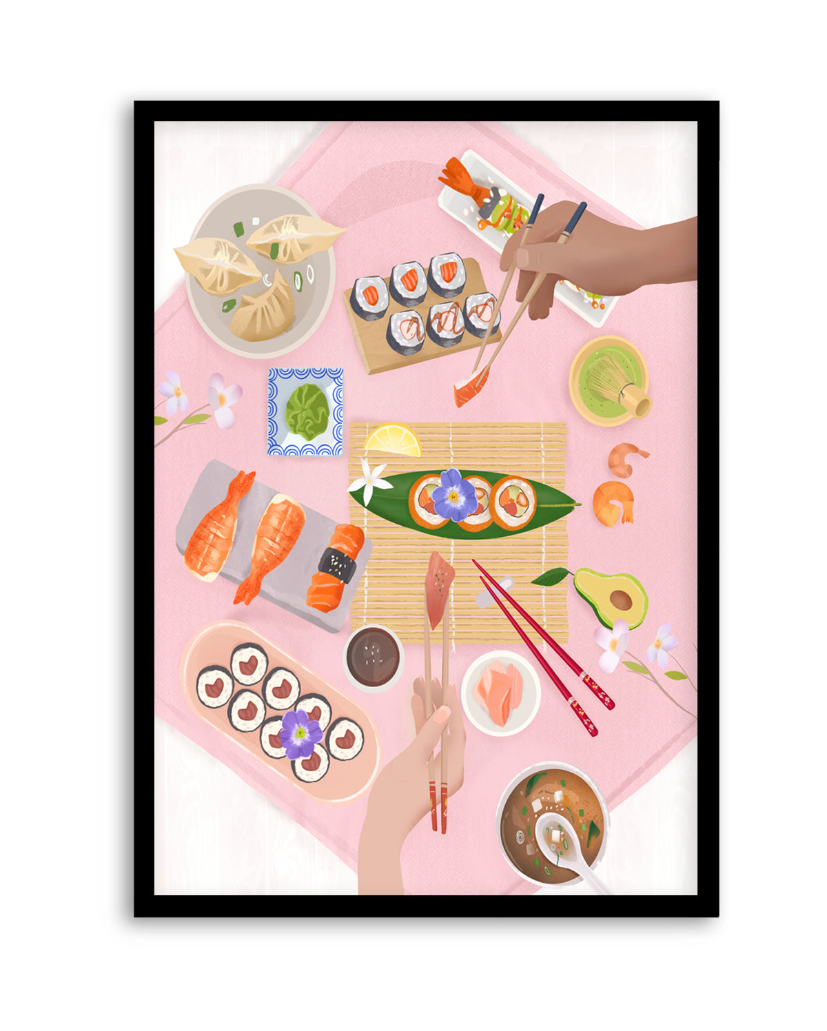 Sushi Brunch by Petra Lizde | Art Print