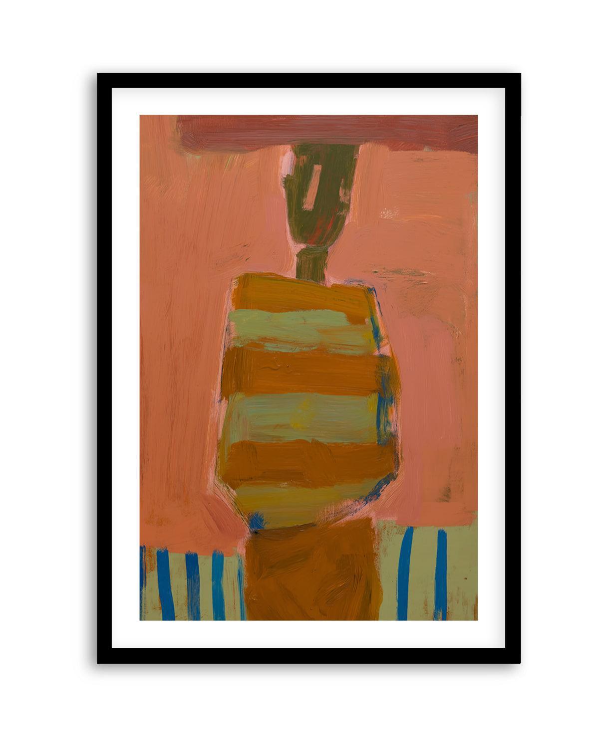 Saddle Stripe | Art Print from Olive et Oriel where you can shop wallpaper and artworks online