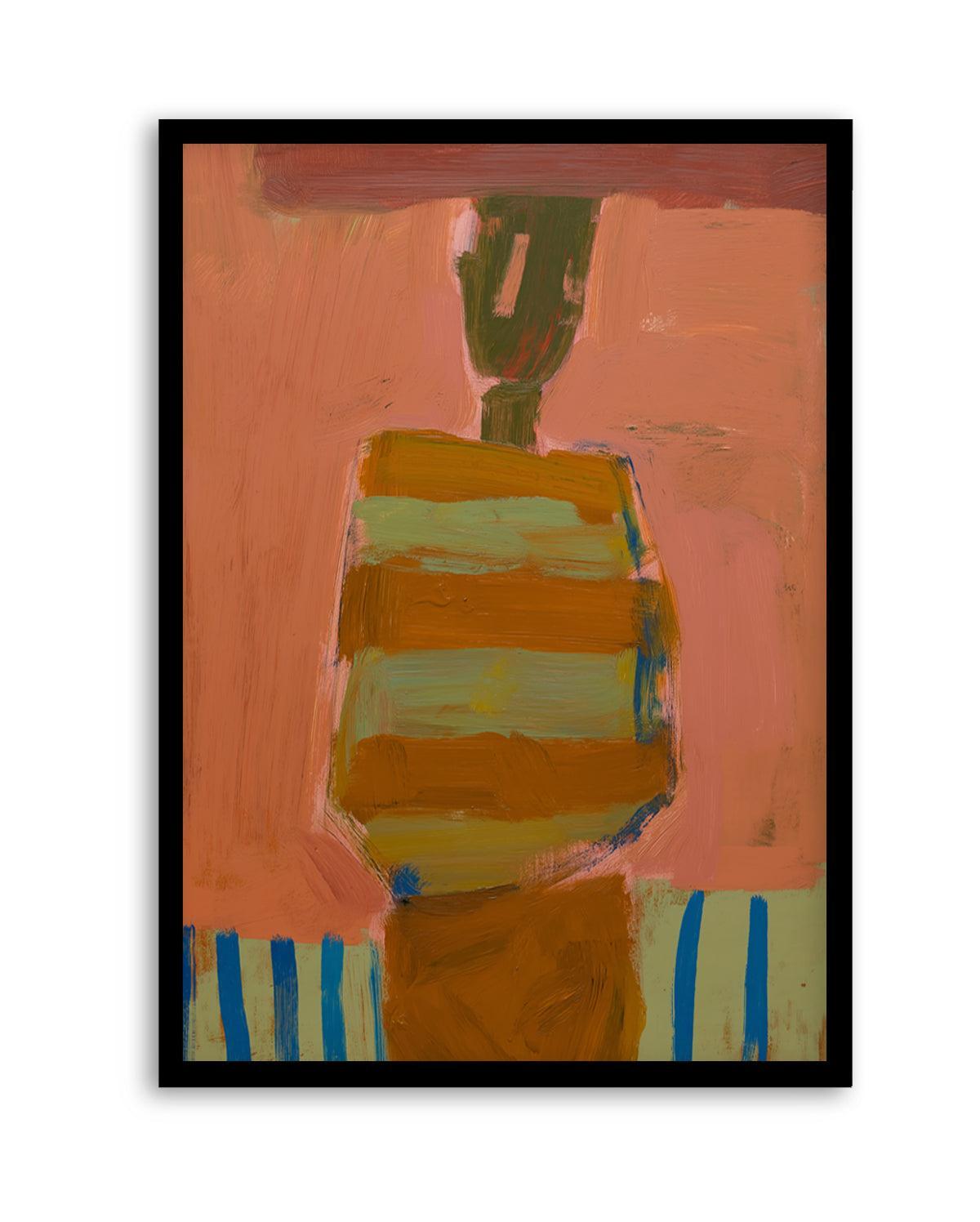 Saddle Stripe | Art Print from Olive et Oriel where you can shop wallpaper and artworks online