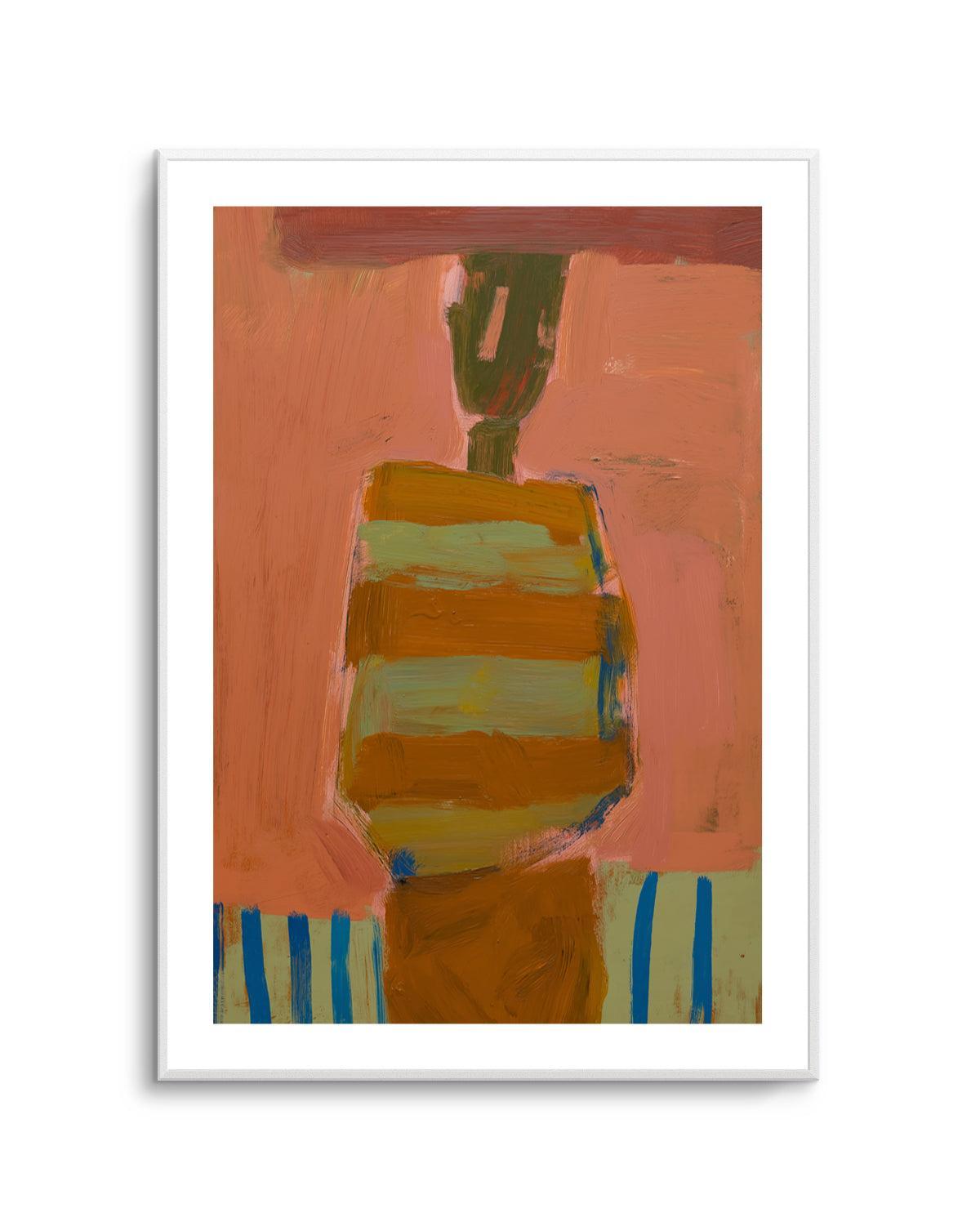 Saddle Stripe | Art Print from Olive et Oriel where you can shop wallpaper and artworks online