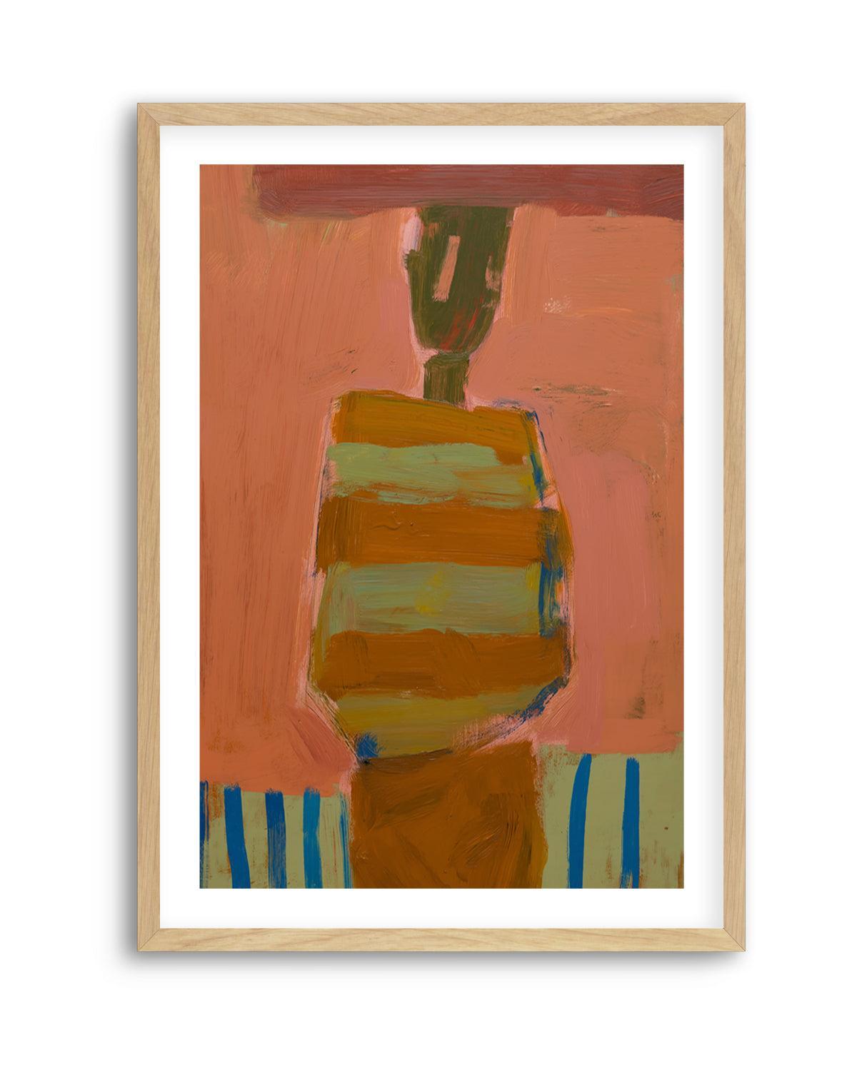 Saddle Stripe | Art Print from Olive et Oriel where you can shop wallpaper and artworks online