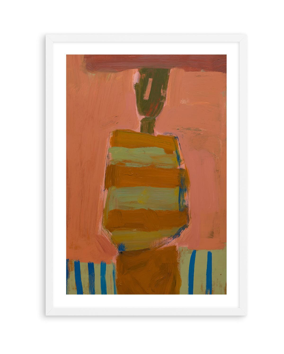 Saddle Stripe | Art Print from Olive et Oriel where you can shop wallpaper and artworks online