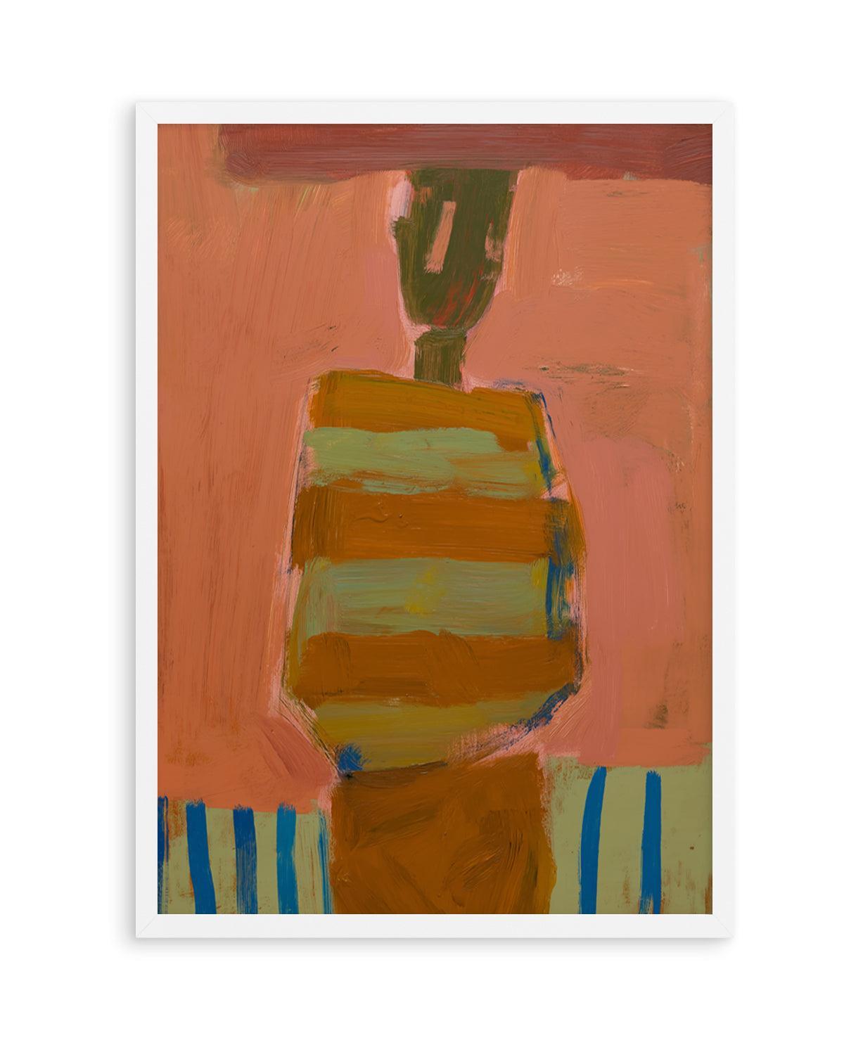 Saddle Stripe | Art Print from Olive et Oriel where you can shop wallpaper and artworks online