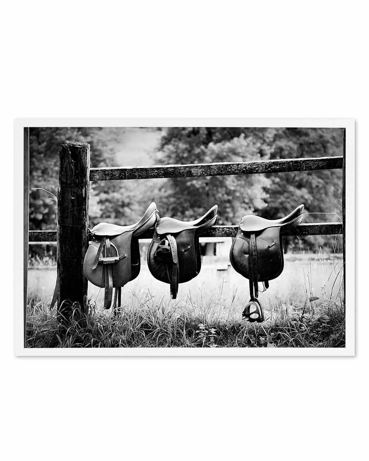 Saddle Up Art Print from Olive et Oriel where you can shop wallpaper and artworks online