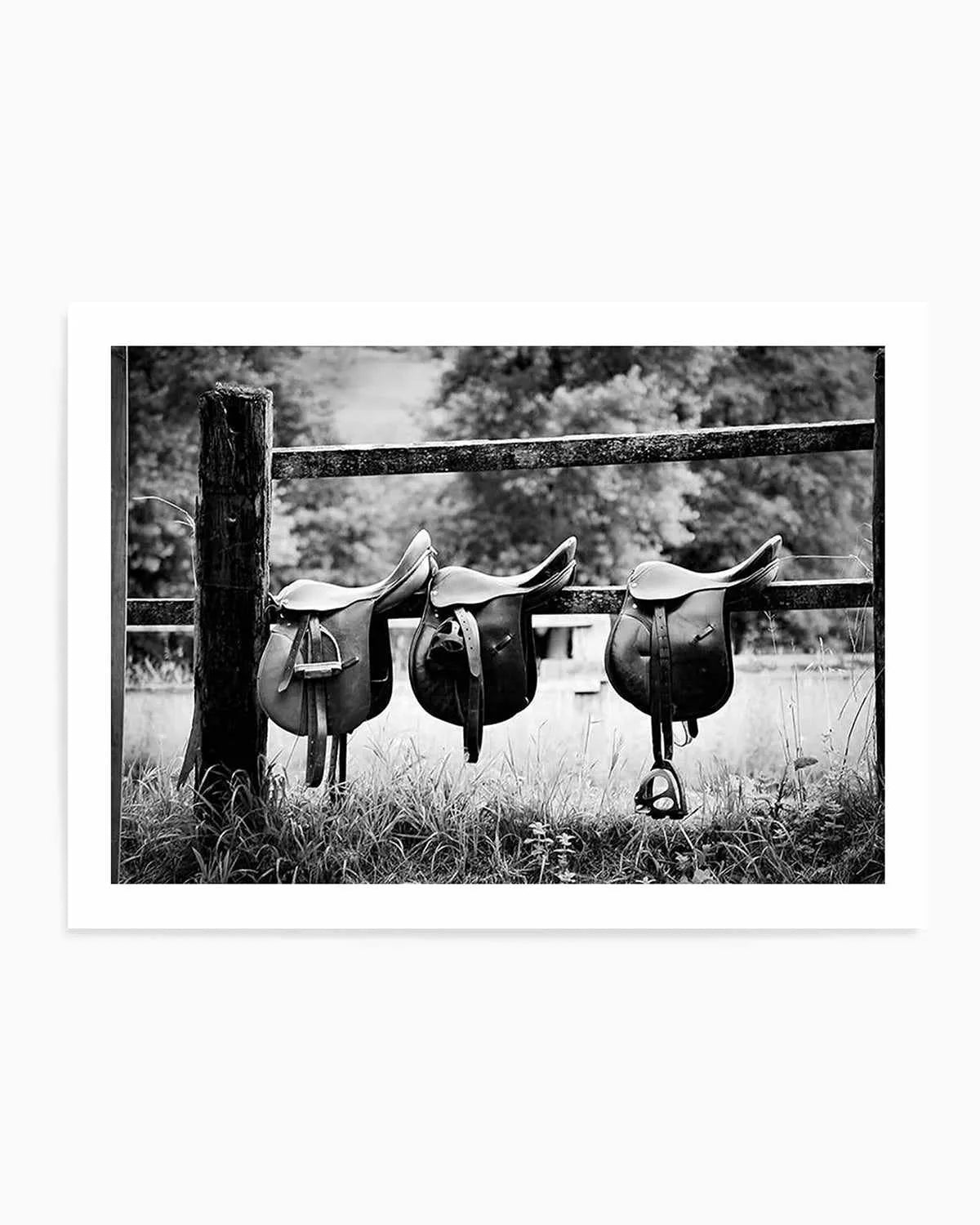 Saddle Up Art Print from Olive et Oriel where you can shop wallpaper and artworks online